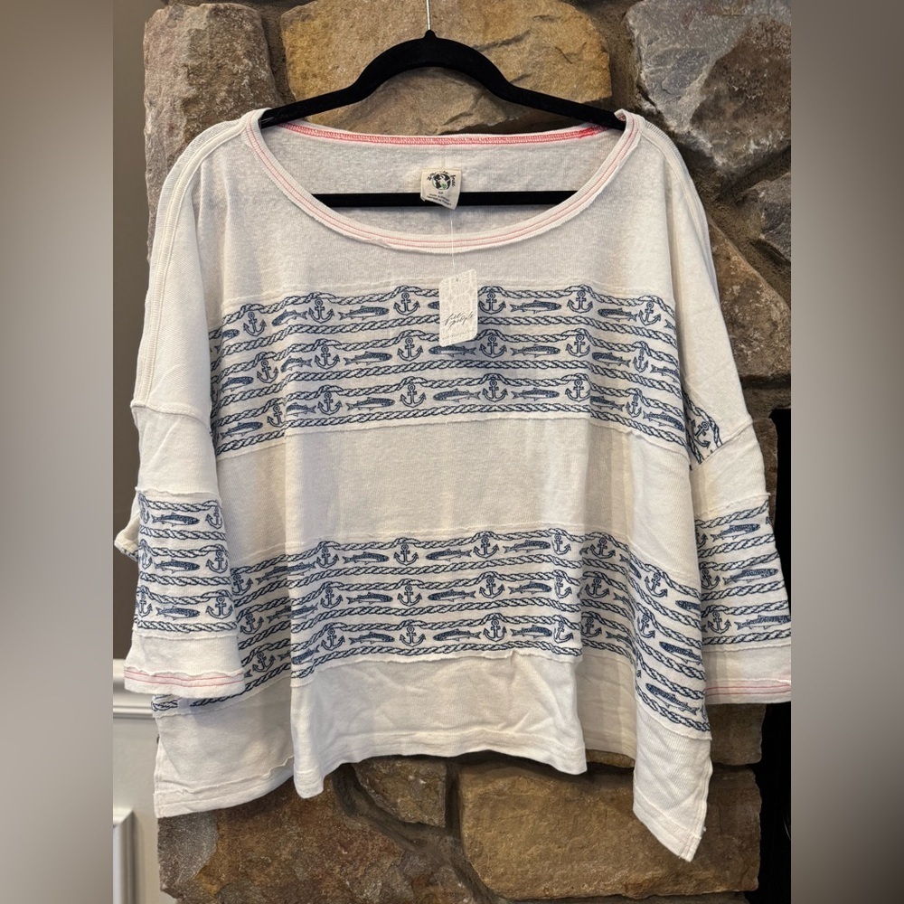 NWT Free People High Seas Tee - Picture 6 of 8